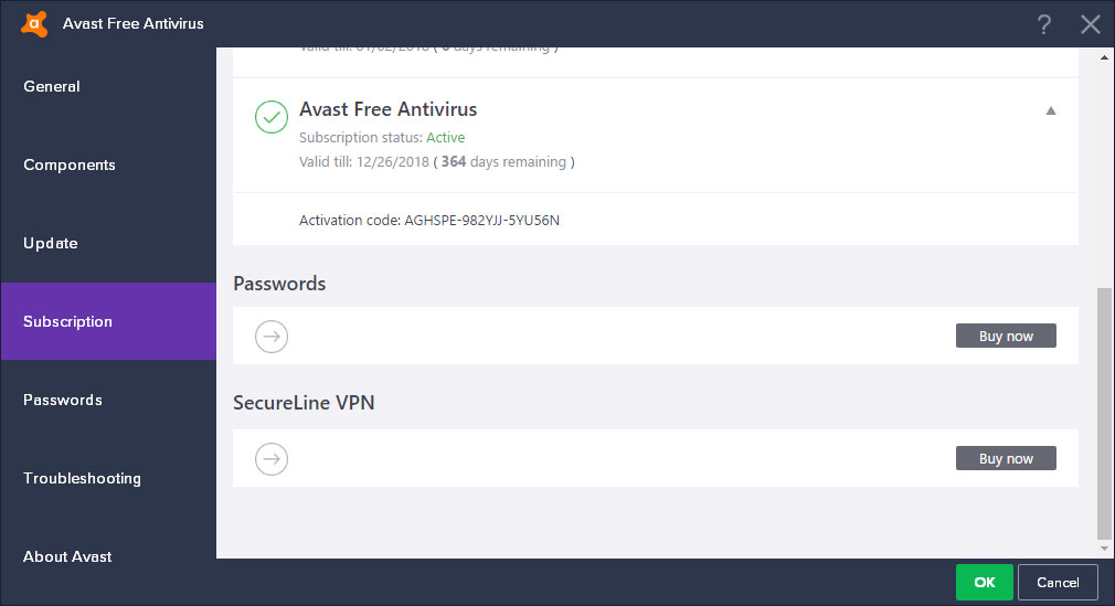 avast free antivirus activation code 2017